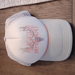 Carhartt Trucker's Hat 'Rugged At Heart' Pale Green & Cream